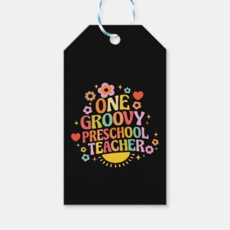 One groovy preschool teacher gift tags