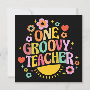 One groovy teacher invitation