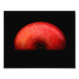 One Half of Red Apple Fine Art Photograph