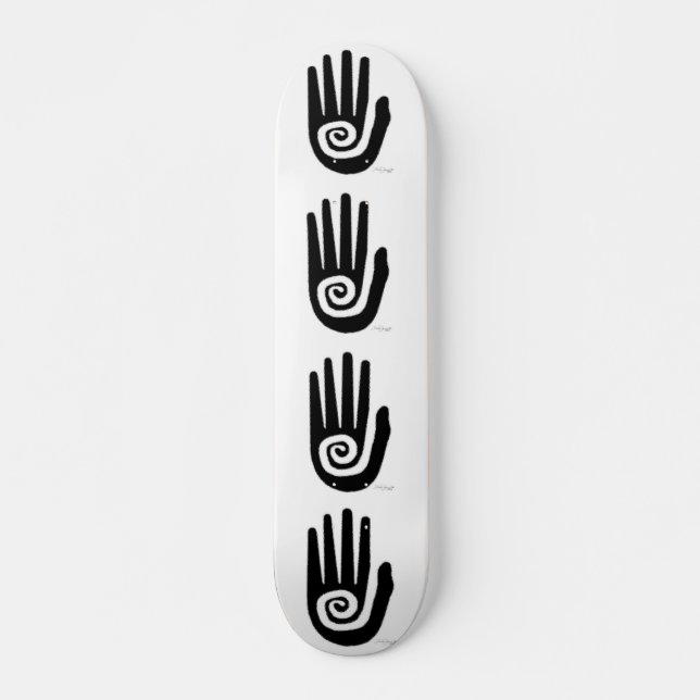 One Hand Ja:göh! Skateboard (Front)