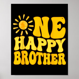 One Happy Brother Of The Birthday First Trip Aroun Poster