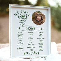 One happy camper 1st Birthday Photo Milestone