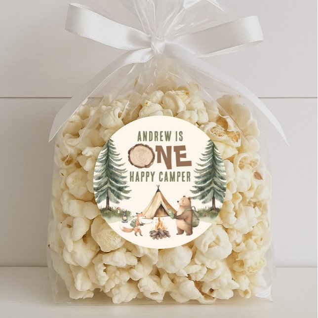 One Happy Camper 1st Birthday Stickers (Creator Uploaded)