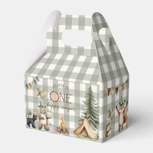 One Happy Camper Birthday Camping 1st Favour Box