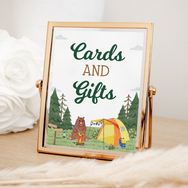 One Happy Camper Birthday Camping Cards and Gifts Poster (Creator Uploaded)