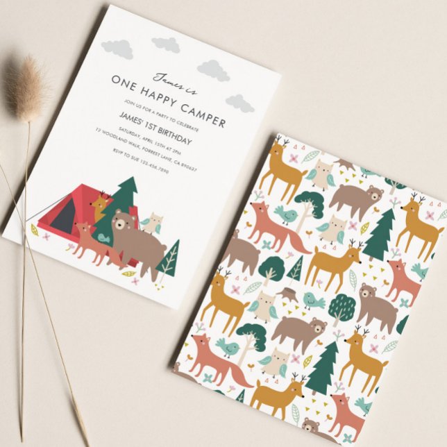 One Happy Camper Birthday Invitation (Creator Uploaded)