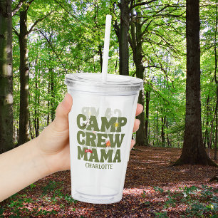 One Happy Camper Boys Birthday  Acrylic Tumbler
