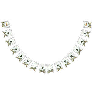 One Happy Camper First Birthday  Bunting