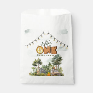 One Happy Camper First Birthday  Favour Bags