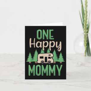 One Happy Camper Happy Mummy First Birthday Party  Card