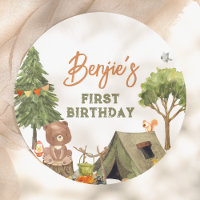 One Happy Camper Woodland Boy 1st Birthday Party