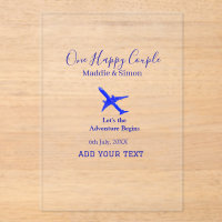 One happy Couple let's adventure begins wedding co