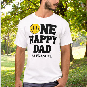 One Happy Dad Matching Birthday T-Shirt