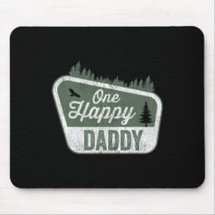 One Happy Daddy Matching Family Birthday Party Cam Mouse Pad