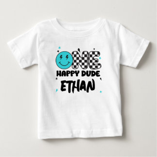 ONE Happy Dude 1st Birthday Shirt