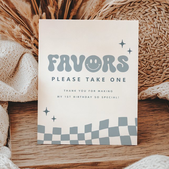 ONE Happy Dude Birthday Party Favours Sign (Creator Uploaded)