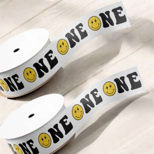 One Happy Dude Boy First Birthday Party Grosgrain Ribbon