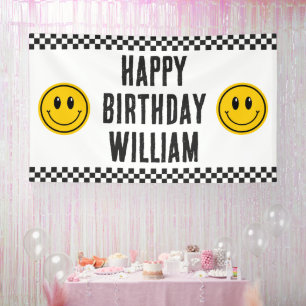 One Happy Dude First Birthday Large Banner