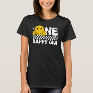 One Happy Dude Gigi Groovy 1st Birthday Family Mat T-Shirt