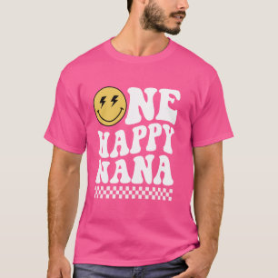 One Happy Dude Nana 1st Birthday Family Matching T-Shirt