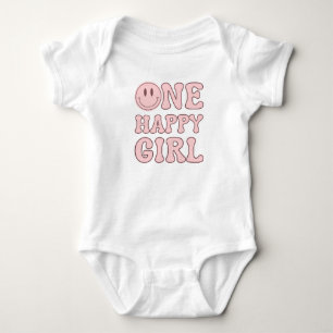 ONE HAPPY GIRL BABY BODYSUIT