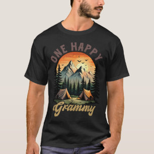 One Happy Grammy Camper 1St Birthday Camping T-Shirt