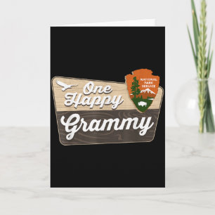 One Happy Grammy Camper Matching Birthday Decorati Card