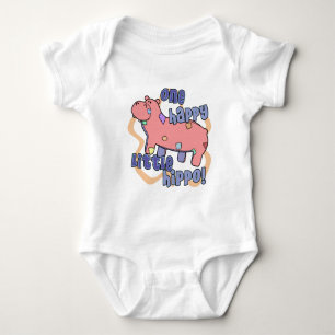One Happy Hippo Baby Creeper