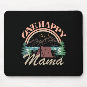 One Happy Mama First Birthday Camping Adventure Pa Mouse Pad