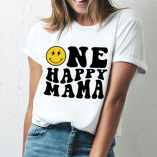 One Happy Mama Matching Birthday Tee for Mum