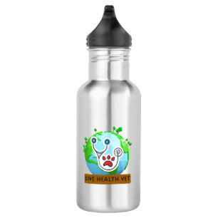 One Health Vet – Vet Global Health Animal Design 532 Ml Water Bottle
