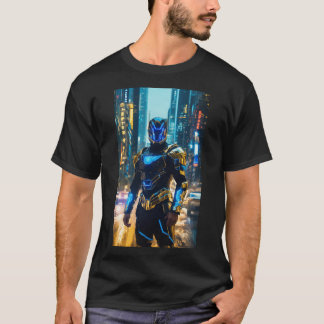 one hero rises above, guarding the city from the T-Shirt
