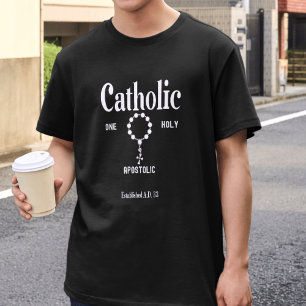 One Holy Catholic Apostolic Church Cross Tee