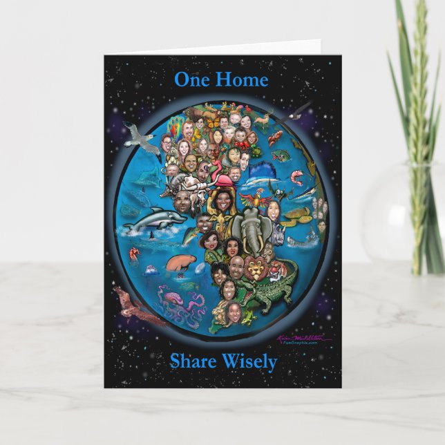 One Home Share Wisely Card (Front)