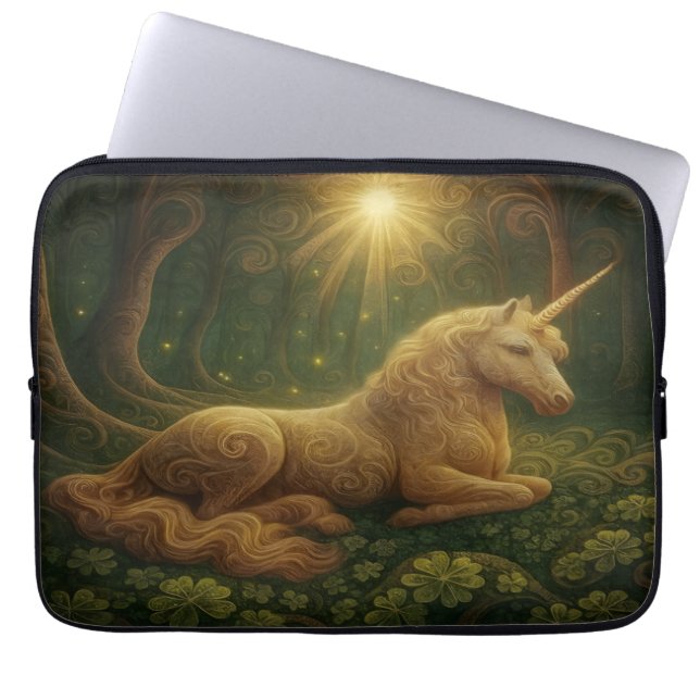 One Horned Legend Laptop Sleeve (Front)