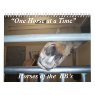 One Horse at a Time Calendar