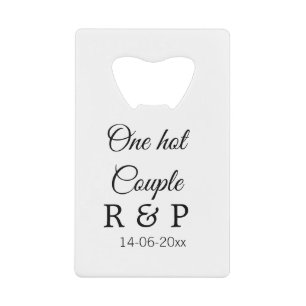 One hot add couple name initial letter text date