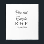 One hot add couple name initial letter text date notepad<br><div class="desc">For lovers like us</div>