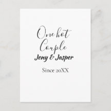 One hot couple add name since 20XX year date