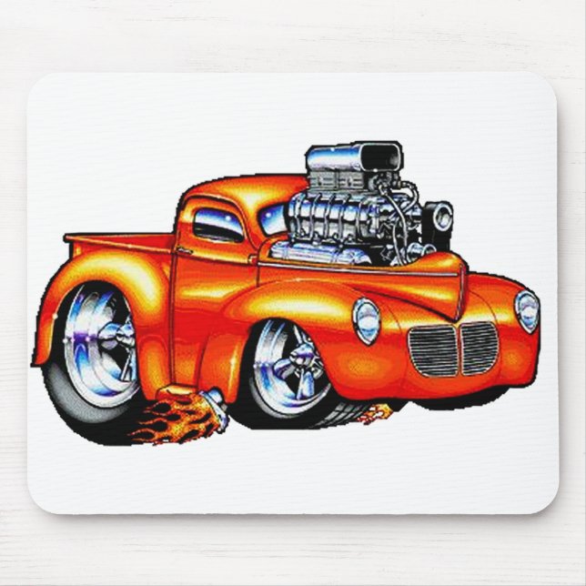 One Hot Truck Mouse Pad (Front)