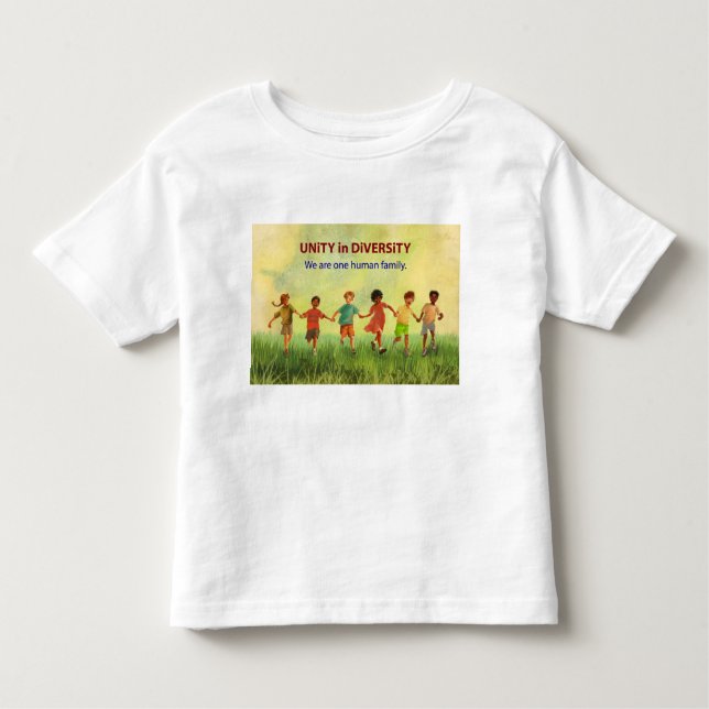 One Human Family Toddler T-Shirt (Front)