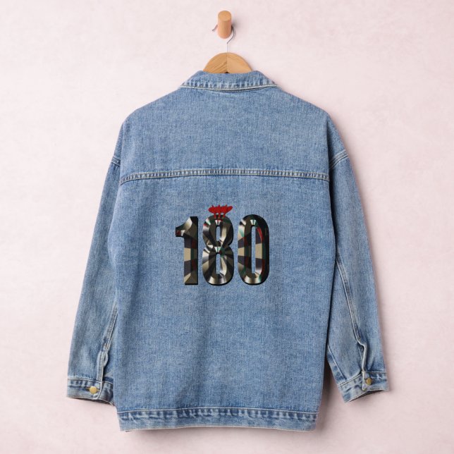 One Hundred And Eighty At Darts, Denim Jacket (Hangar)