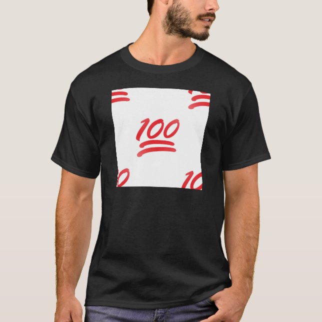 one hundred emoji T-Shirt (Front)