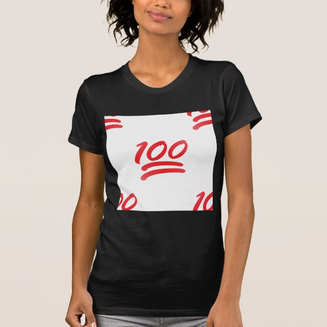 one hundred emoji T-Shirt (Front)