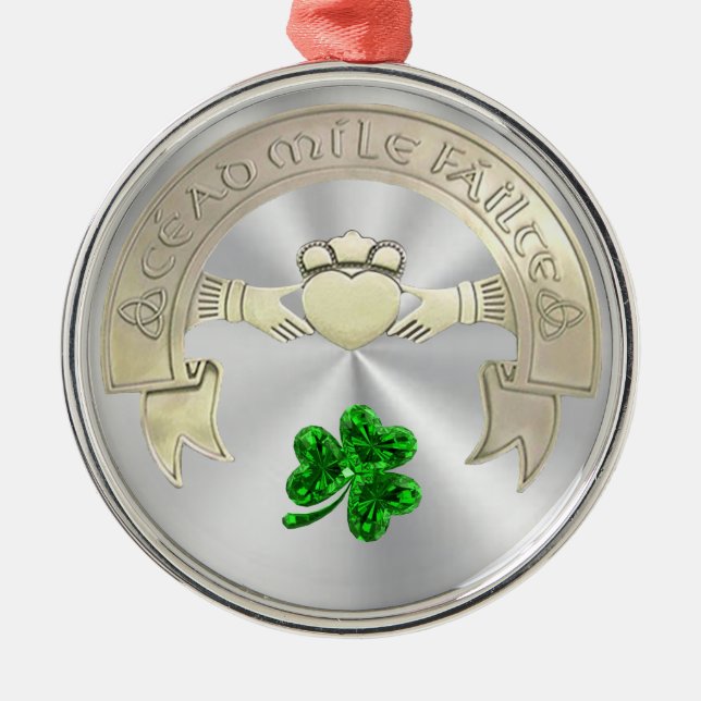 One Hundred Thousand Welcomes Metal Tree Decoration (Front)