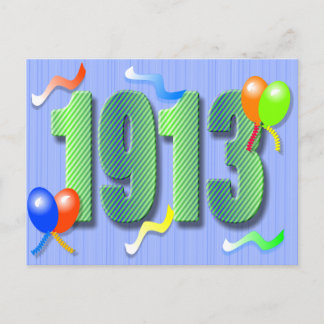 One Hundredth Birthday 1913 Postcard