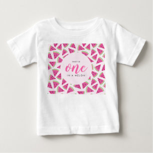 One in a melon 1st birthday baby T-Shirt