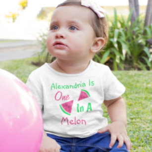 One In A Melon 1st Birthday Baby T-Shirt
