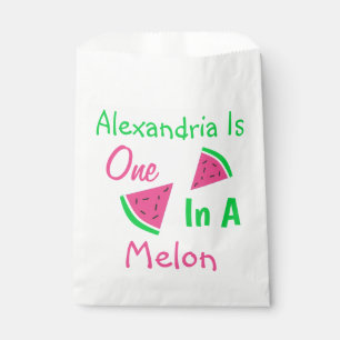 One In A Melon 1st Birthday Favour Bags