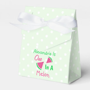 One In A Melon 1st Birthday Favour Box